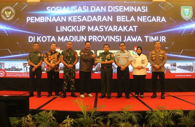 Bela Negara Sebagai Pilar Ketahanan Nasional: Kemhan Perkuat Fondasi Ideologis Bangsa Melalui Pembinaan di Kota Madiun