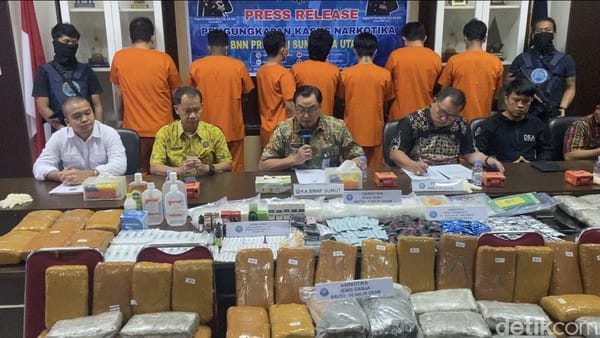 BNN Sumut Gagalkan Peredaran 92 Kg Ganja Jaringan Aceh-Medan, 2 Orang Ditangkap Secara Detail